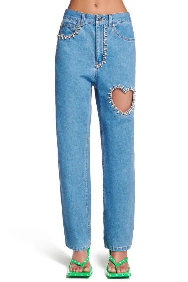 Blue Heart Jeans