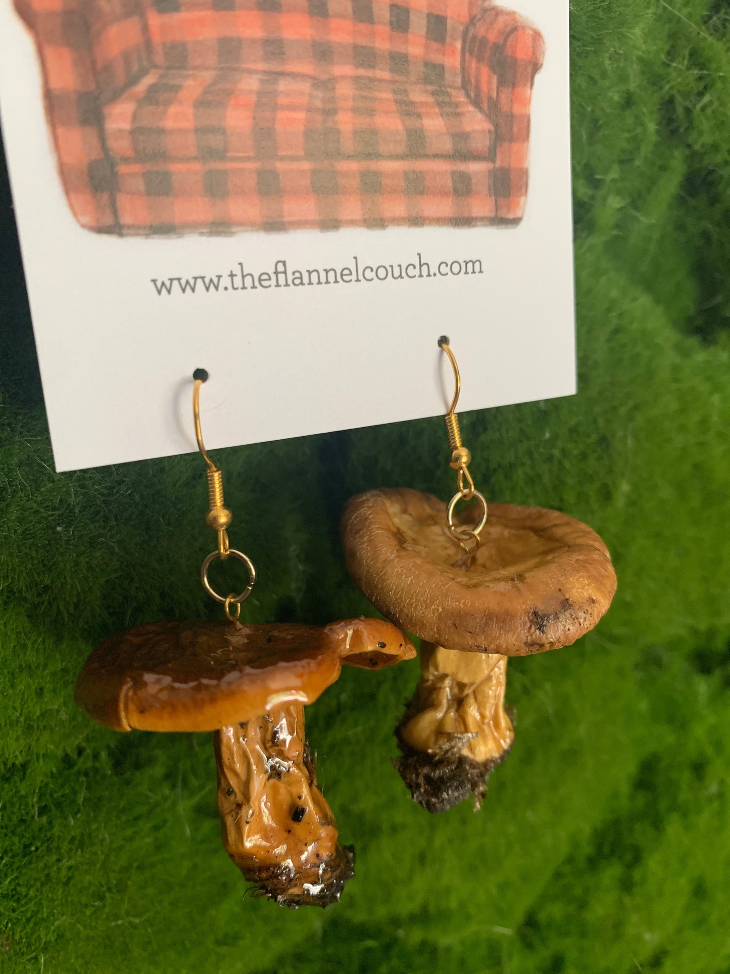 Wild Ontario Mushrooms Earrings www.Shopthatapp.com
