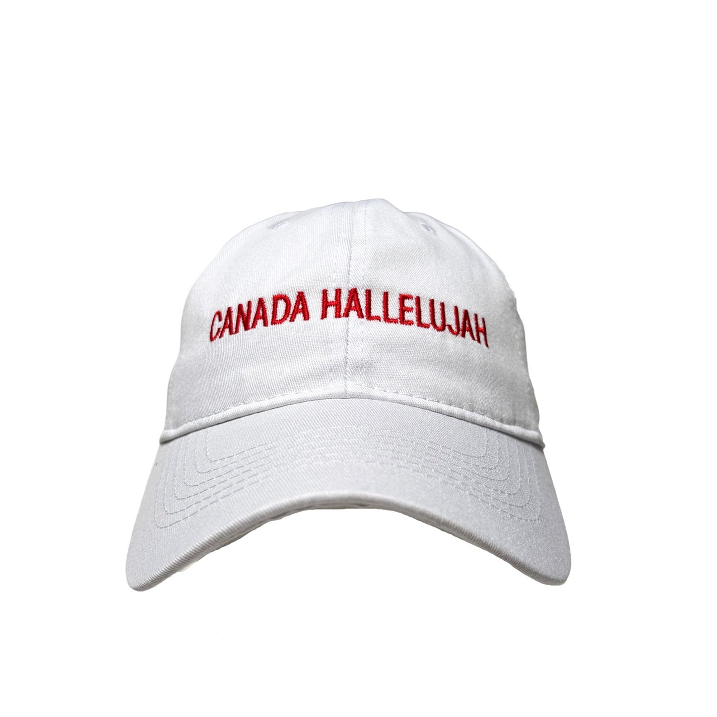 Floof Unisex Canada Hallelujah Cap in White