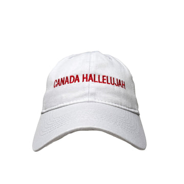 Floof Unisex Canada Hallelujah Cap in White