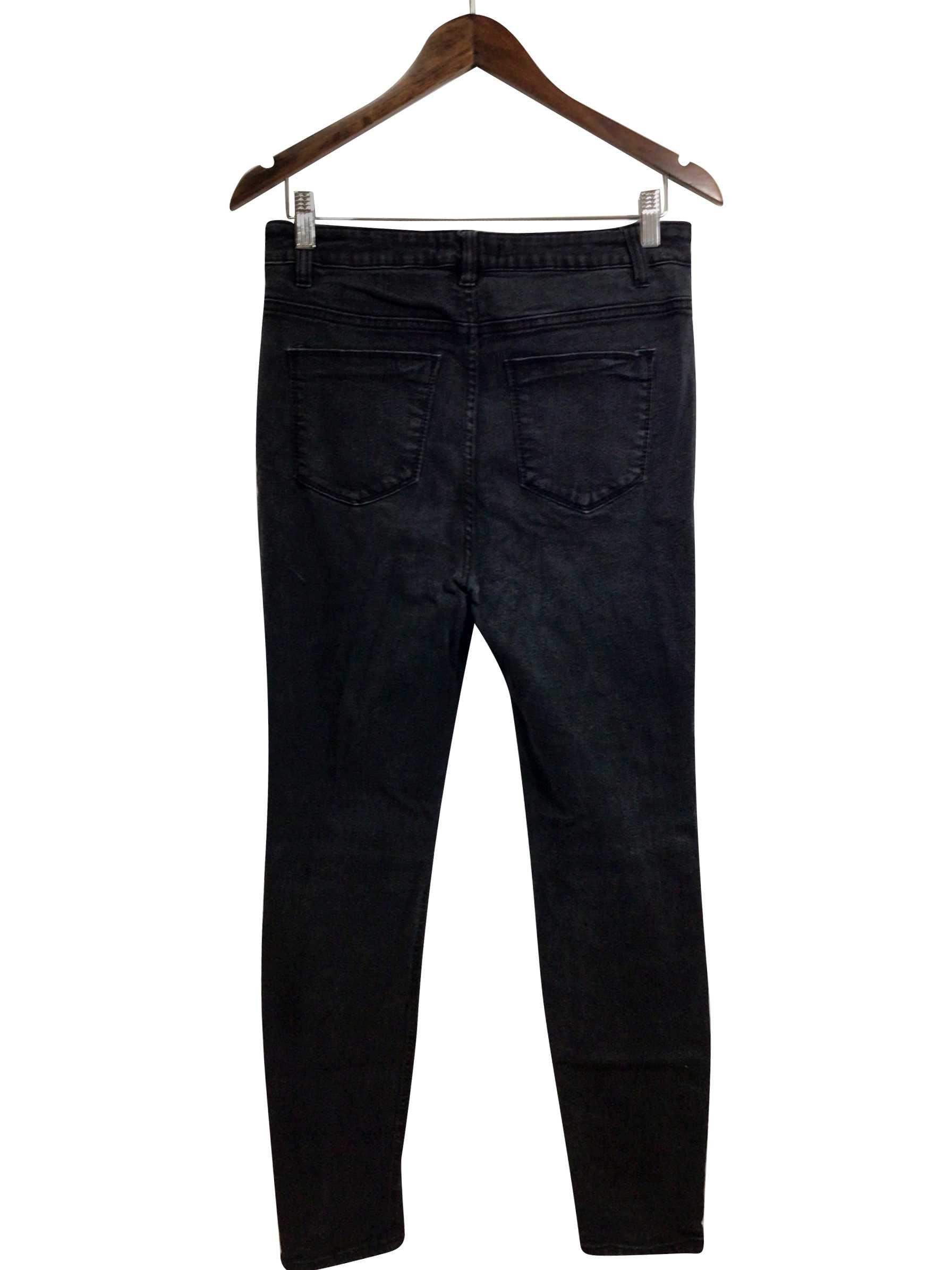 FOREVER 21 Regular fit Straight-legged Jeans in Black - 29 - Velora