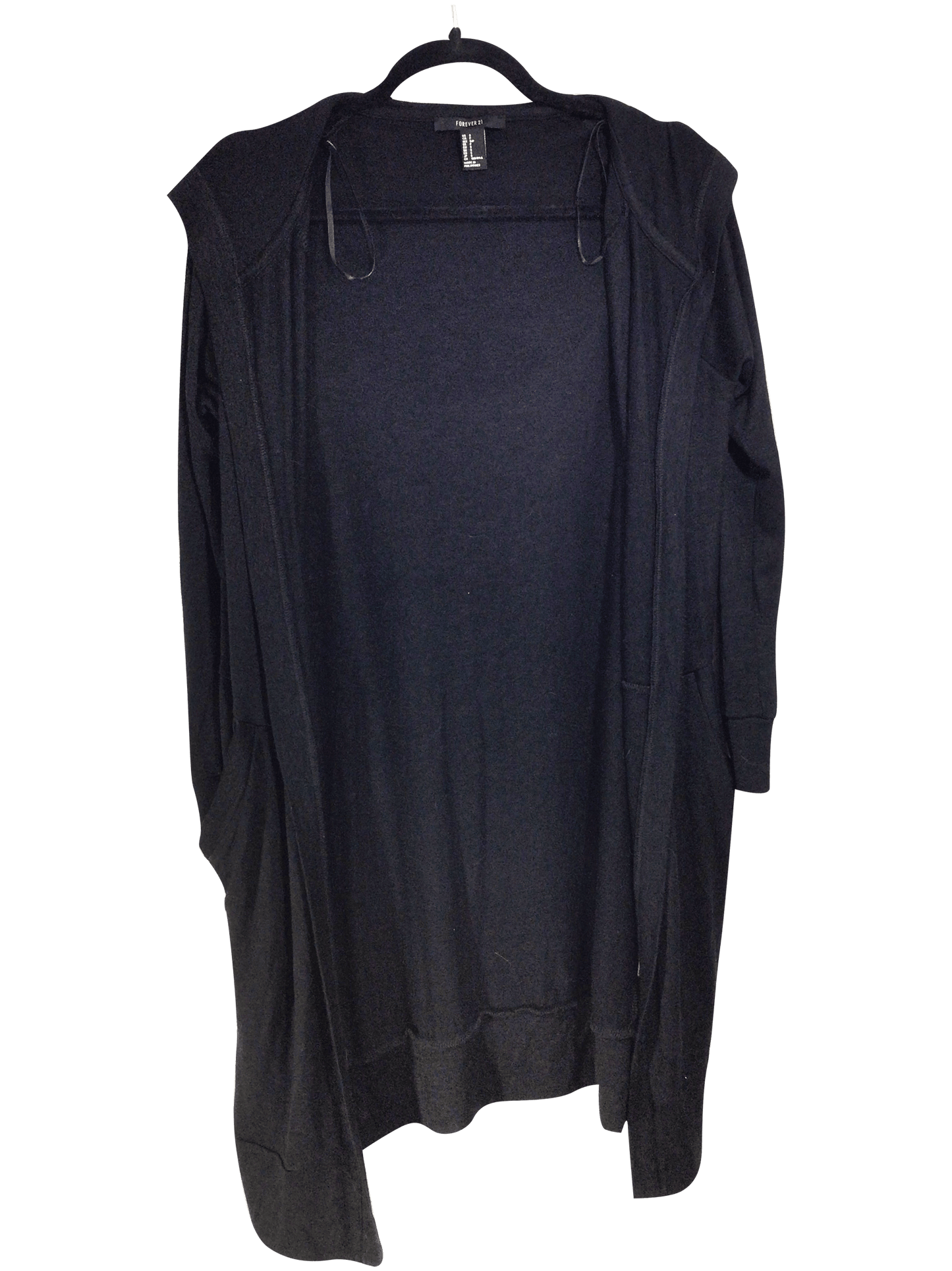 FOREVER 21 Women Cardigans Regular fit in Black - S - Velora Luxury Fashion