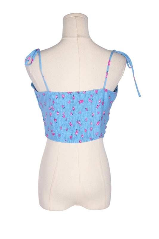 FOREVER 21 Women Crop Tops Regular fit in Blue - M - Velora Luxury Fashion