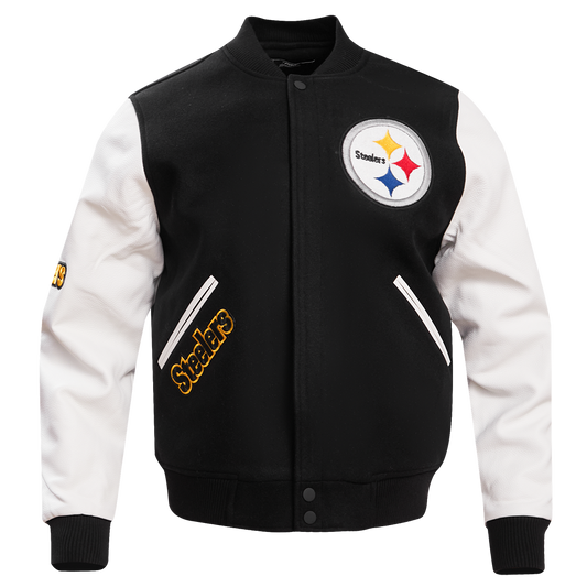 Pittsburgh Steelers Classic Wool Varsity Jacket - Velora