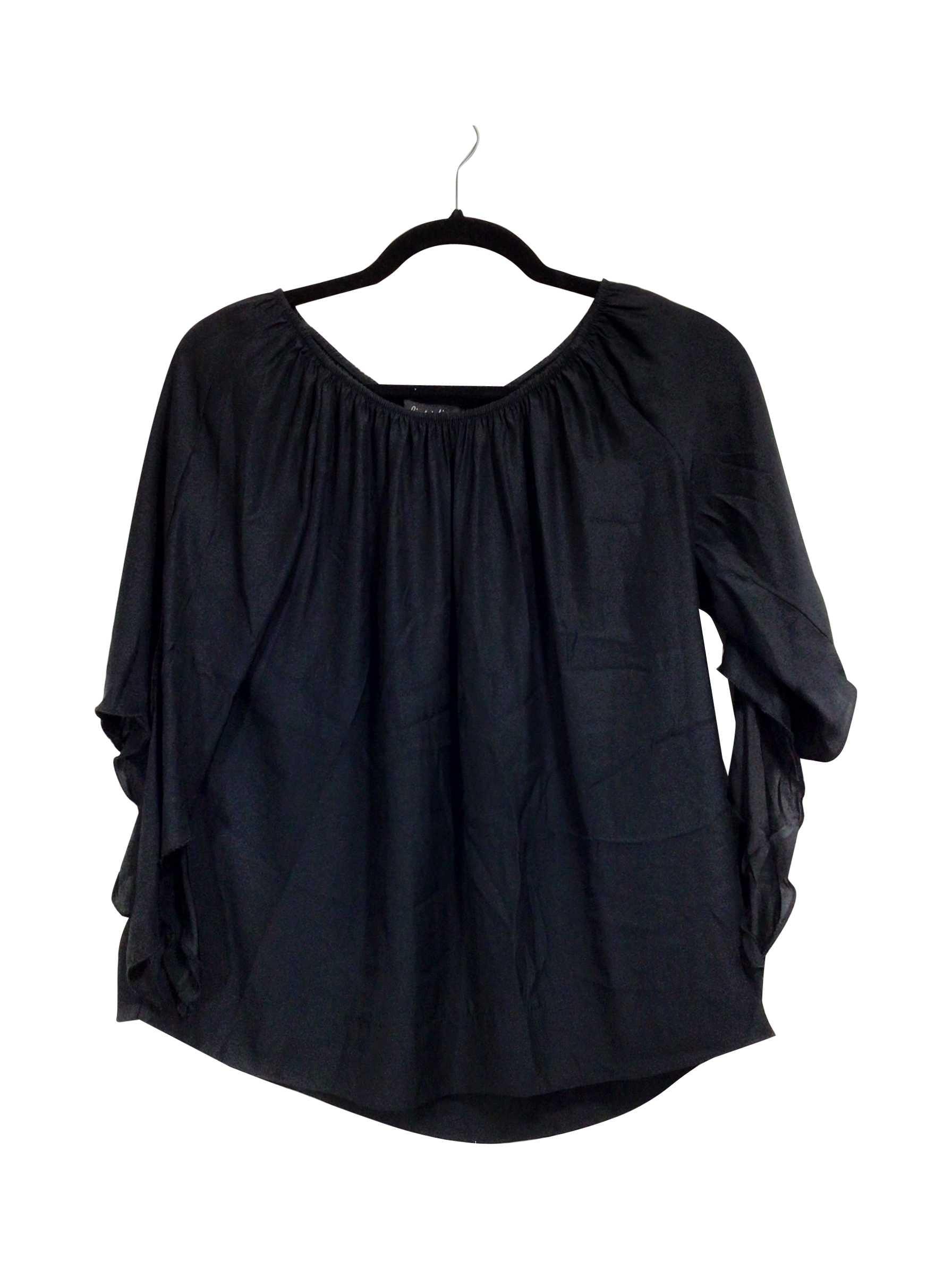 FRANK & MISSY Regular fit Blouse in Black - S - Velora