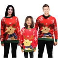 Family Bundle - Reindeer Sweater With a Pompom - Velora Luxury Fashion
