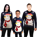 Family Bundle - Snowman Sweater With a Pompom - Velora Luxury Fashion