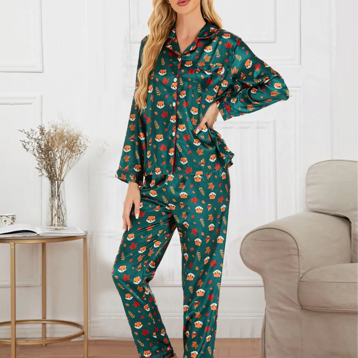 Fashion Home Wear Suit Pajamas For Women EX-STOCK Canada