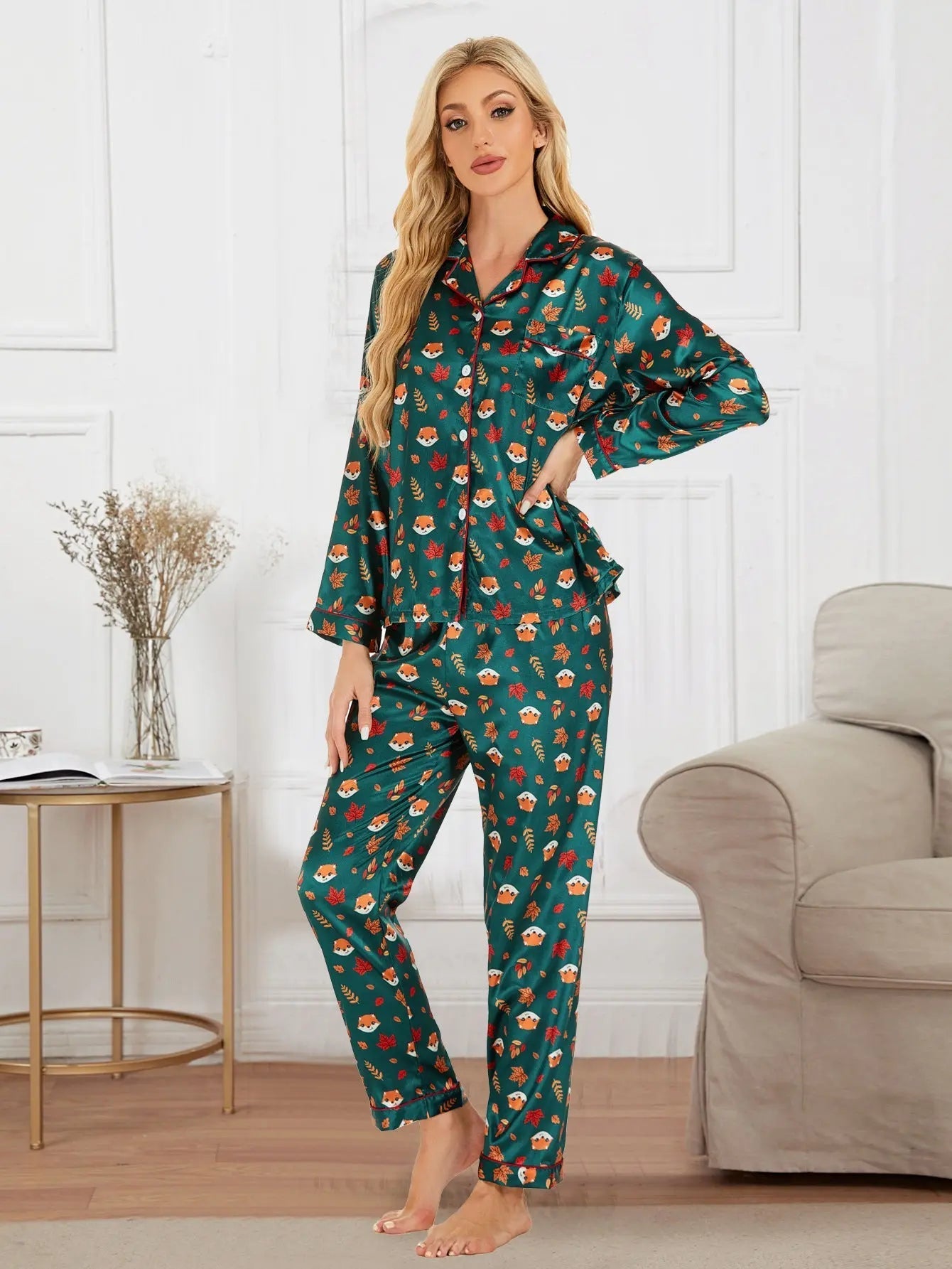 Fashion Home Wear Suit Pajamas For Women EX-STOCK Canada