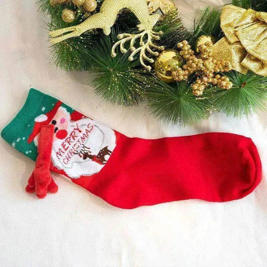 Fashion Simple Magnetic Christmas Socks For Men And Women - Velora