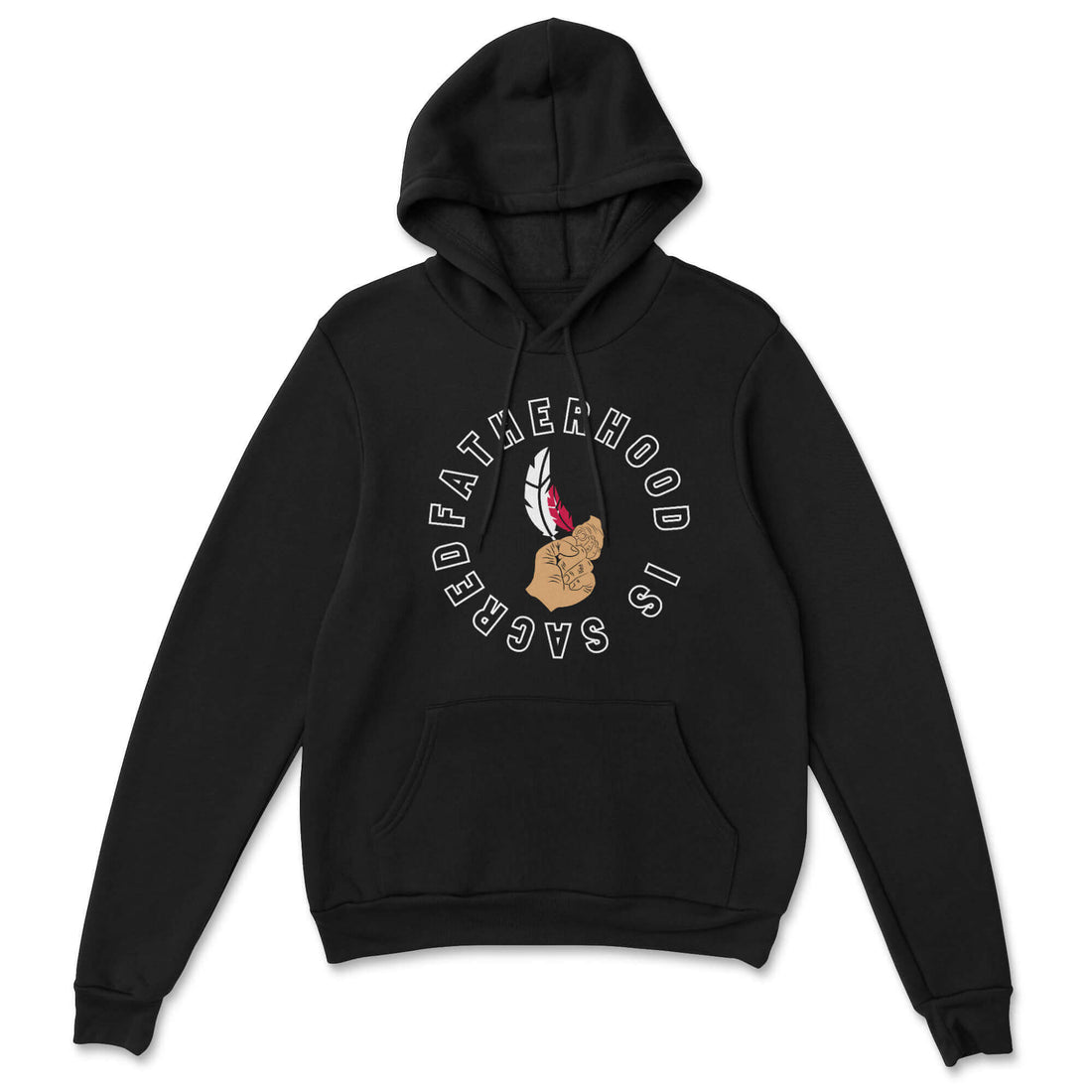 Fatherhood Is Sacred Hoodie - Velora Luxury Fashion