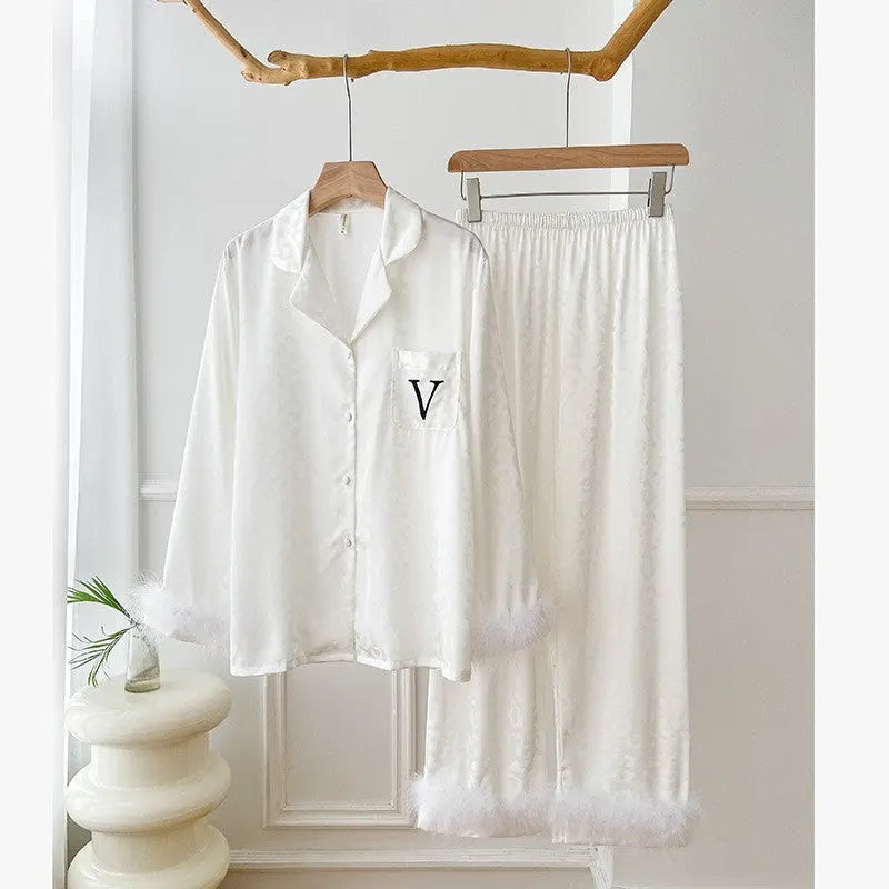 Feather Model Loose Pajamas For Women EX-STOCK Canada