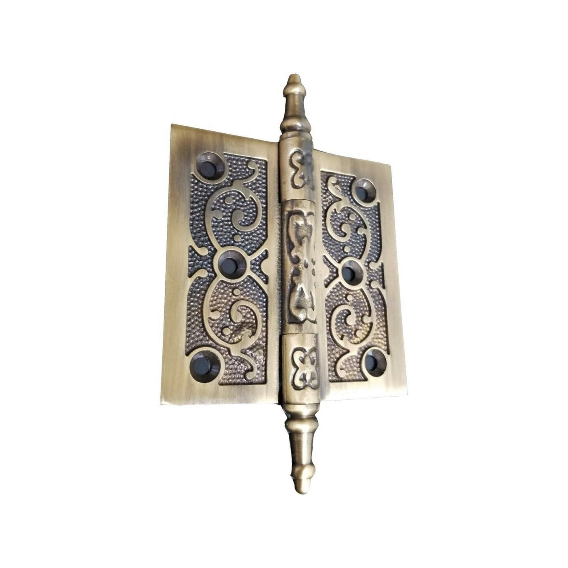 Filigree Engraded Hinge, Brass Finish, Last Chance - Velora Luxury Fashion