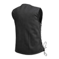 First MFG Co. Women's Tiff Motorcycle Twill Vest - Velora Luxury Fashion