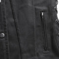 First MFG Co. Women's Tiff Motorcycle Twill Vest - Velora Luxury Fashion