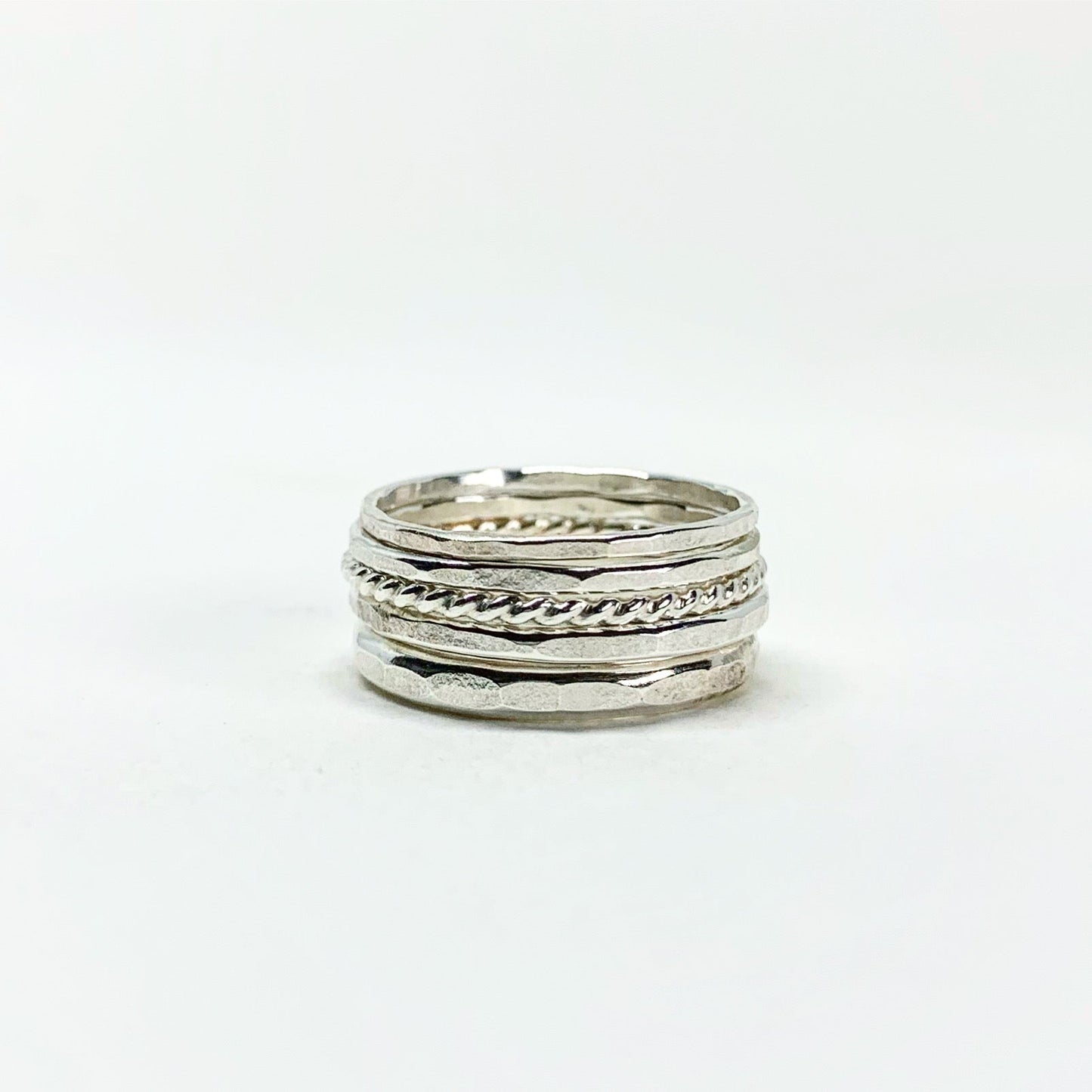Five Stacking Ring Set - Velora Luxury Fashion