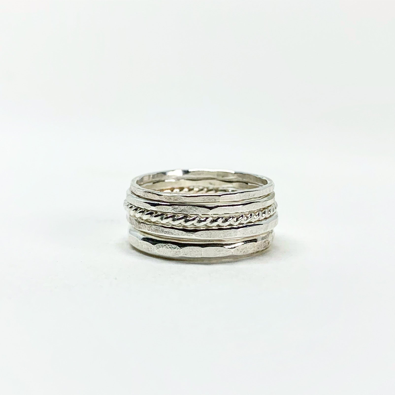 Five Stacking Ring Set - Velora Luxury Fashion