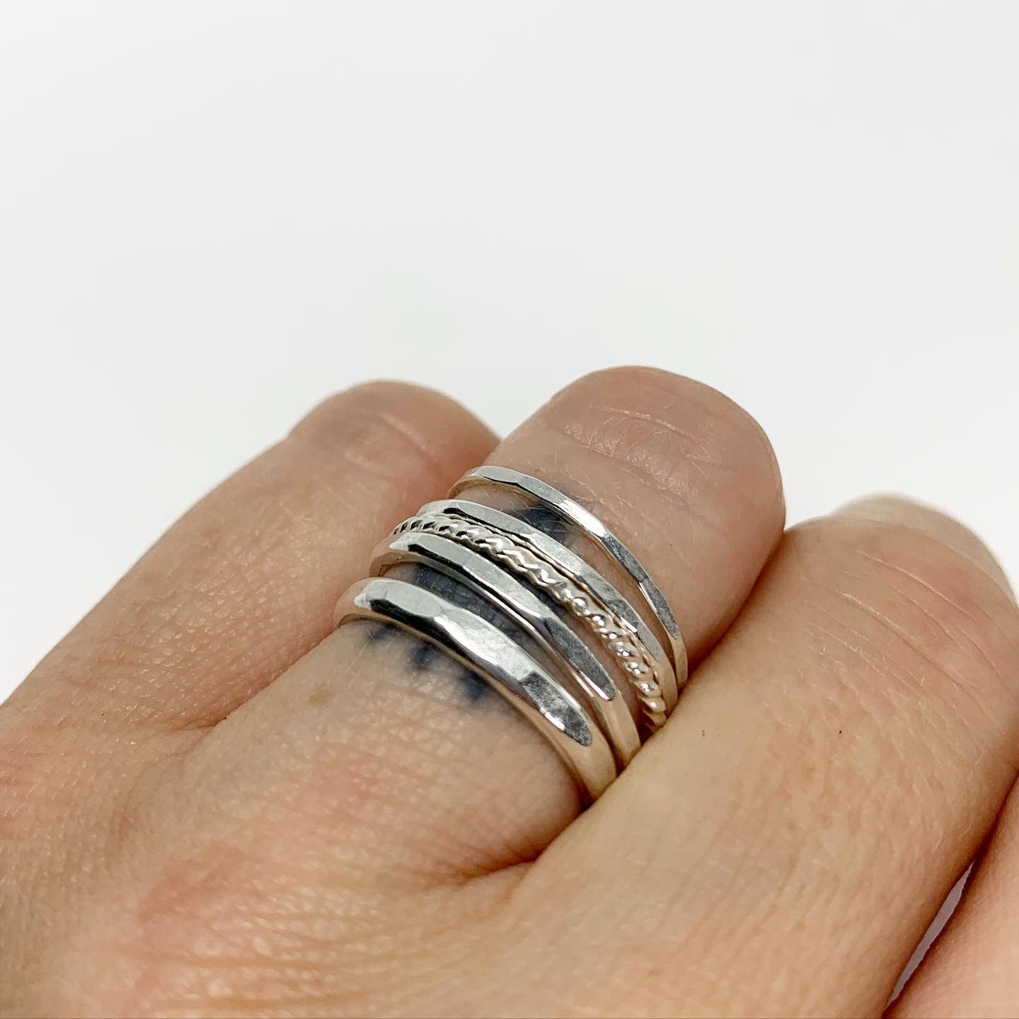 Five Stacking Ring Set - Velora Luxury Fashion