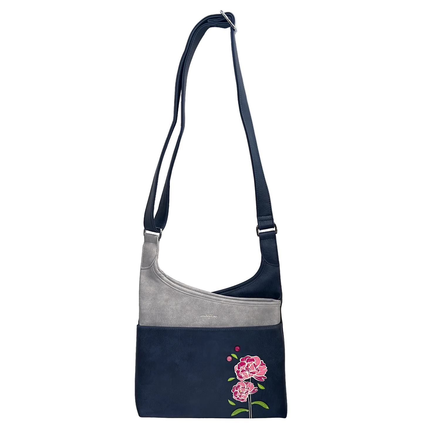 Peony Messenger Crossbody Bag