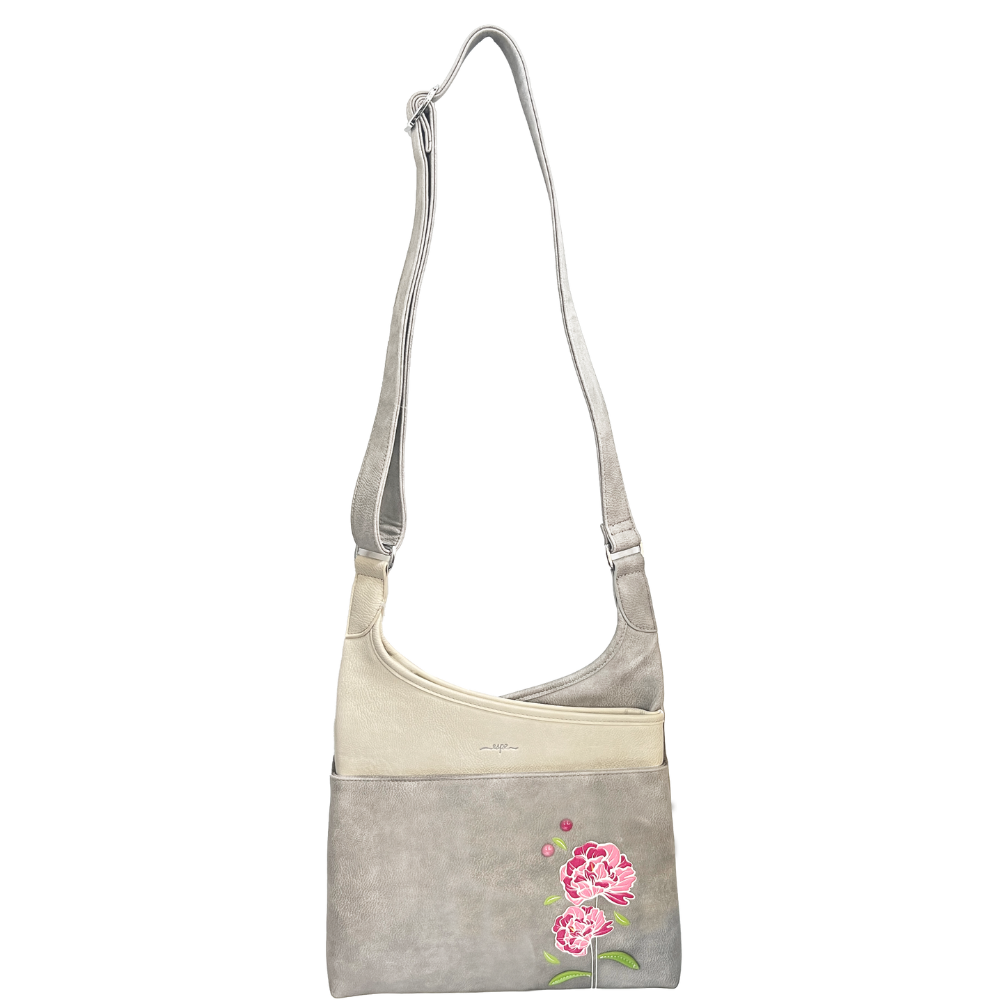 Peony Messenger Crossbody Bag