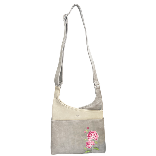 Peony Messenger Crossbody Bag