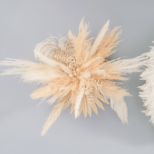 Floral Installation - Boho Neutral - Velora Luxury Fashion