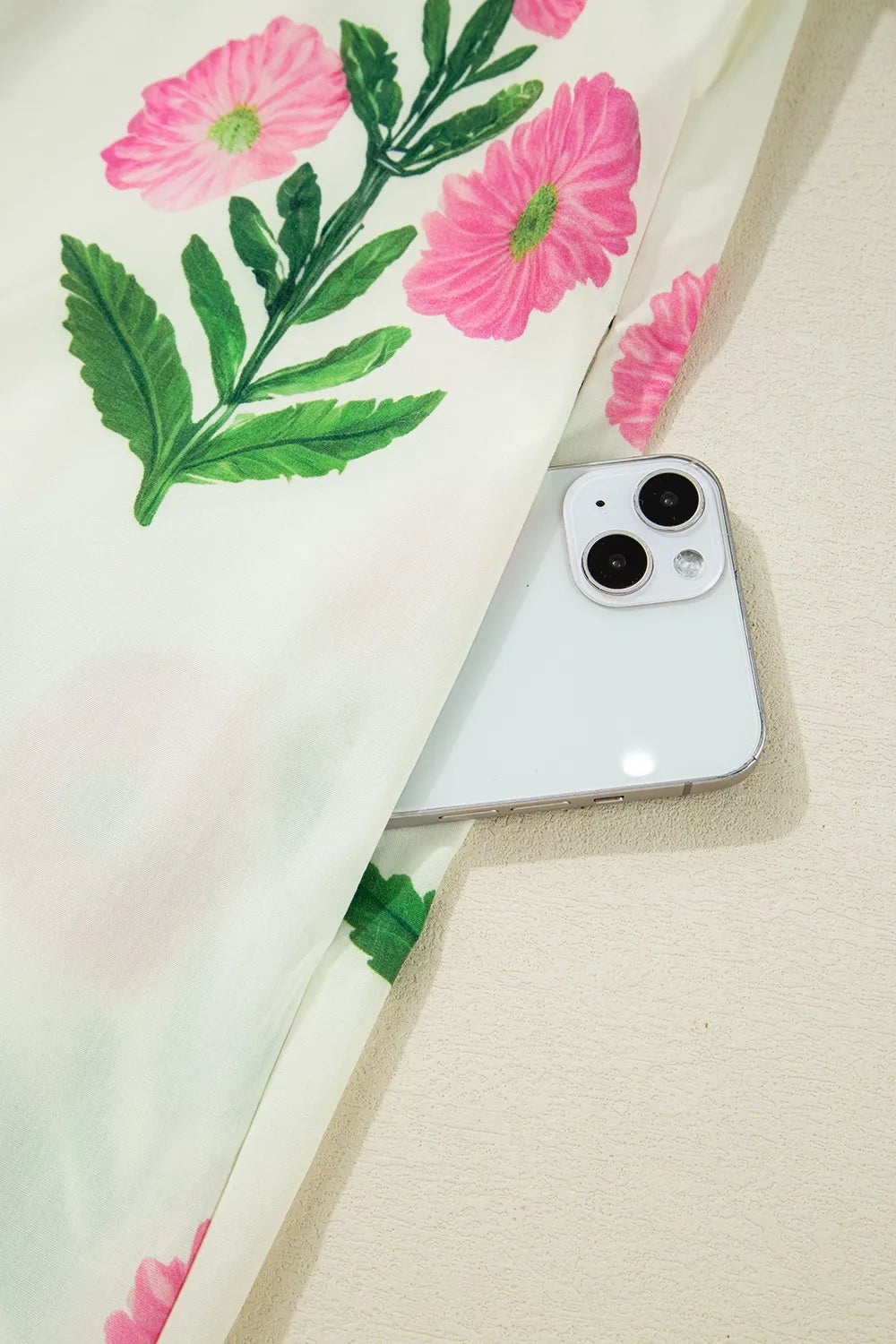 Floral Print Flutter Sleeve Summer Mini Dress - Velora Luxury Fashion