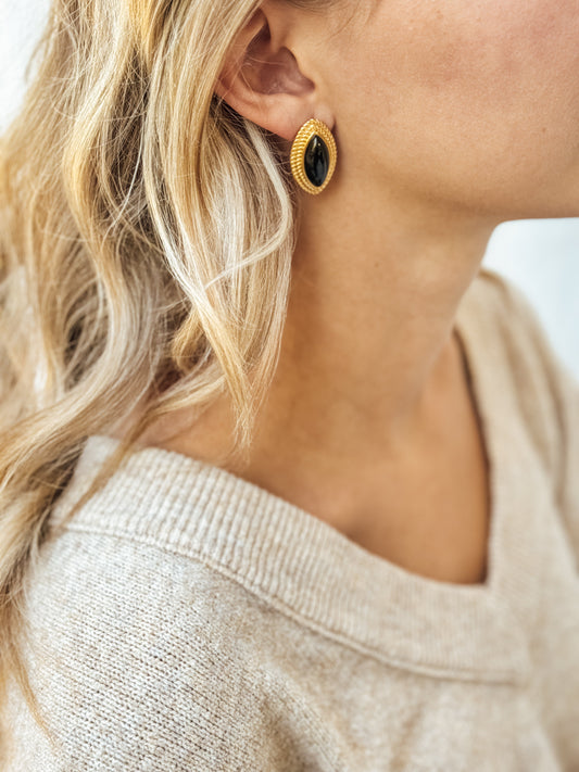 Florence Stud Earrings - Velora Luxury Fashion