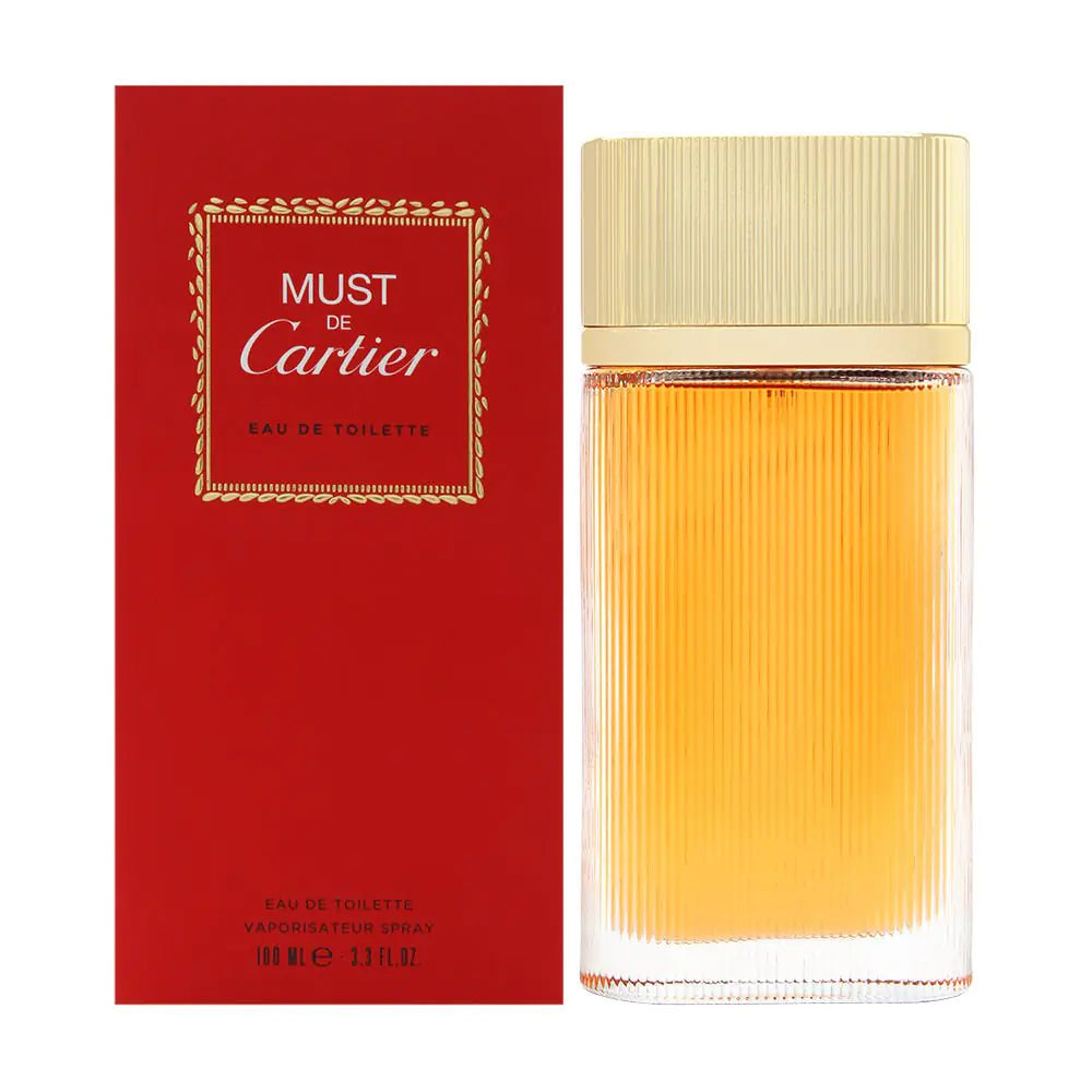 Must De Cartier By Cartier For Women. Eau De Toilette Spray 3.3 oz (Packaging may vary)