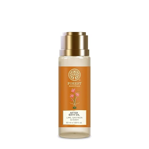 Forest Essentials After Bath Oil Lime Saffron Oudh - Velora Luxury Fashion