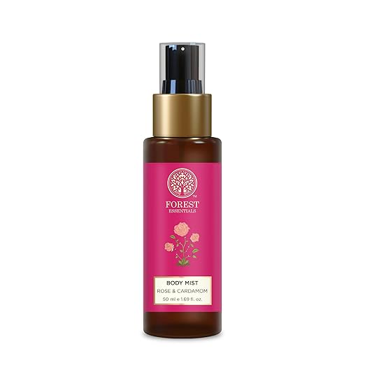 Forest Essentials Body Mist Rose & Cardamom - Velora Luxury Fashion