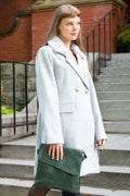 Freja Double Breasted Coat Notched Lapel Elegant Warm Chic - Velora Luxury Fashion