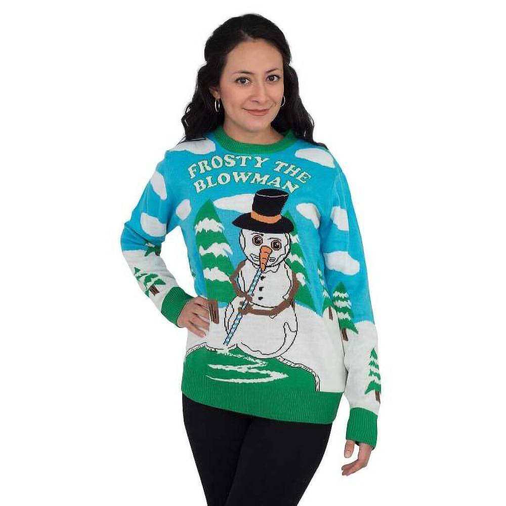 Frosty The Blowman Snowman  Sweater - Velora Luxury Fashion