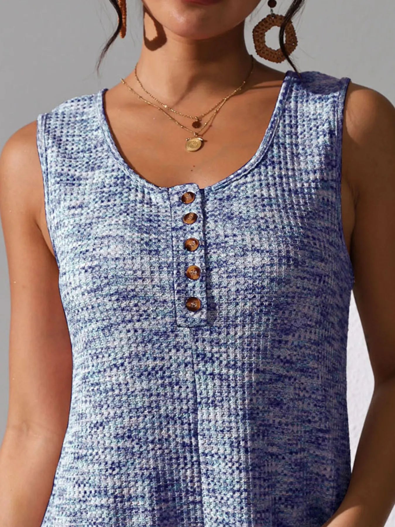 Full Size Button Front Romper with Pockets Plus Size - Velora Luxury Fashion