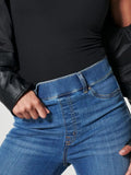 Full Size High-Waisted Flare Jeans Plus Size - Velora Luxury Fashion