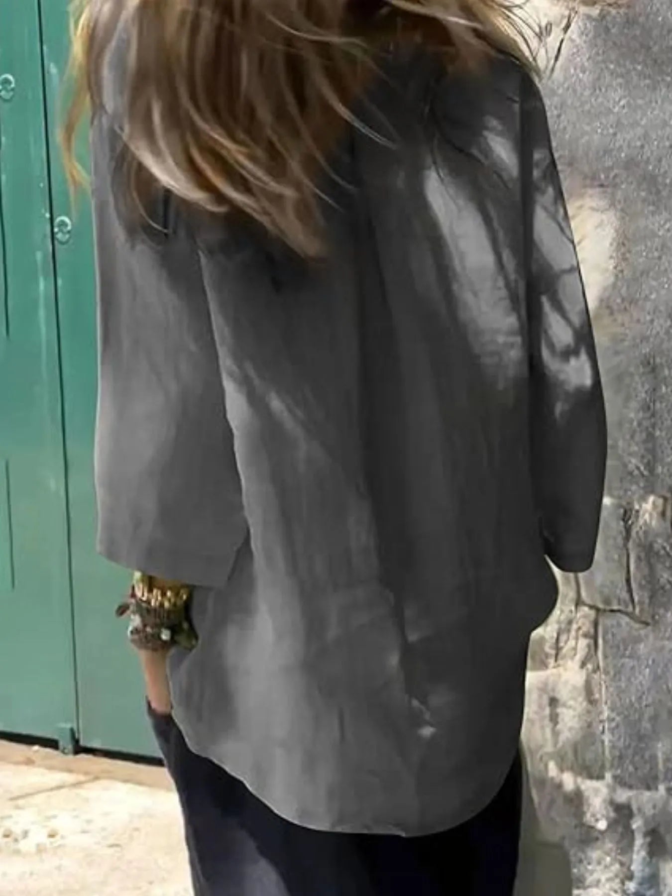 Full Size Round Neck Relaxed Fit Blouse Plus Size - Velora Luxury Fashion