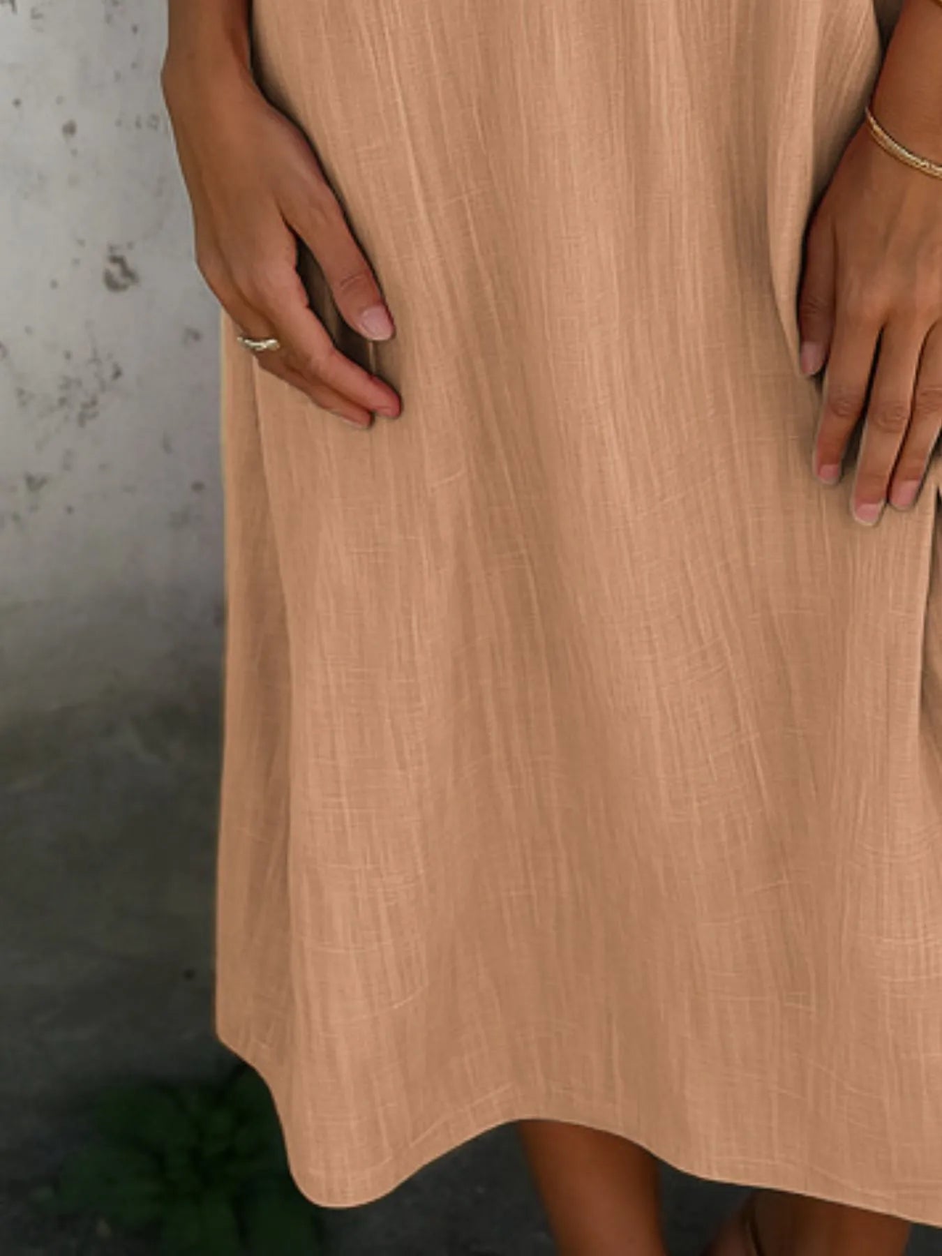 Full Size Short Sleeve Shirt Dress with Collar Plus Size - Velora Luxury Fashion