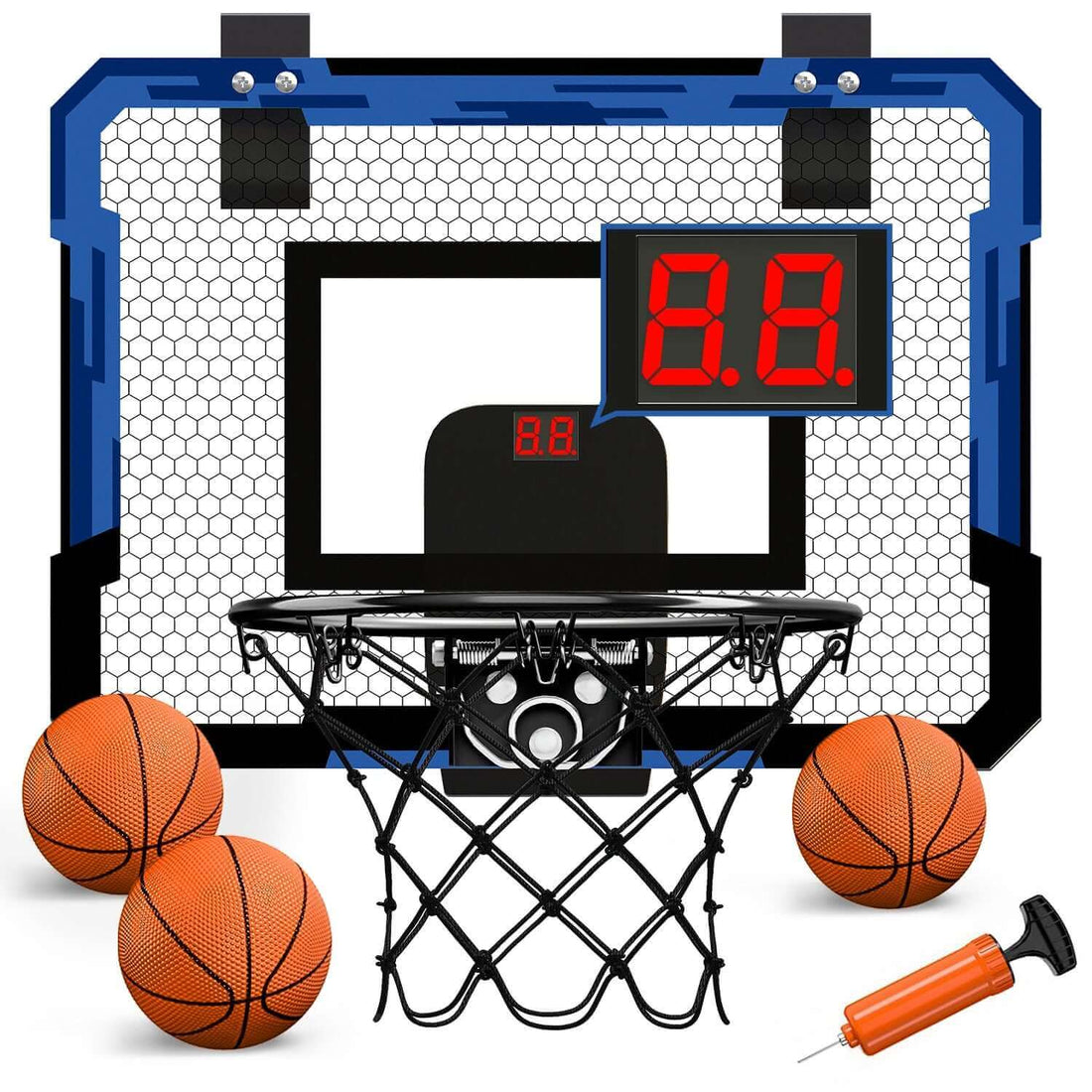 Fun and Active Playtime for Kids with our Foldable Wall-Mounted Basketball Hoop and Ball Set - Velora Luxury Fashion