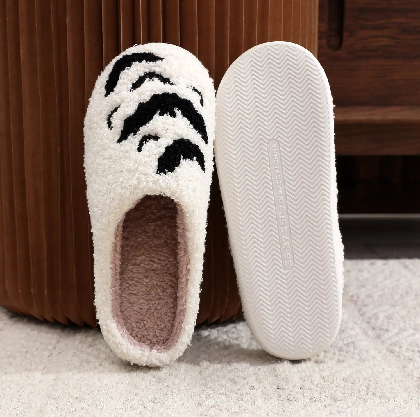 Funny Bat Slipper Halloween Pumpkin Flat Indoor House Shoes For Women Men Soft Plush Cozy Horror Fashion Halloween Gifts EX-STOCK Canada