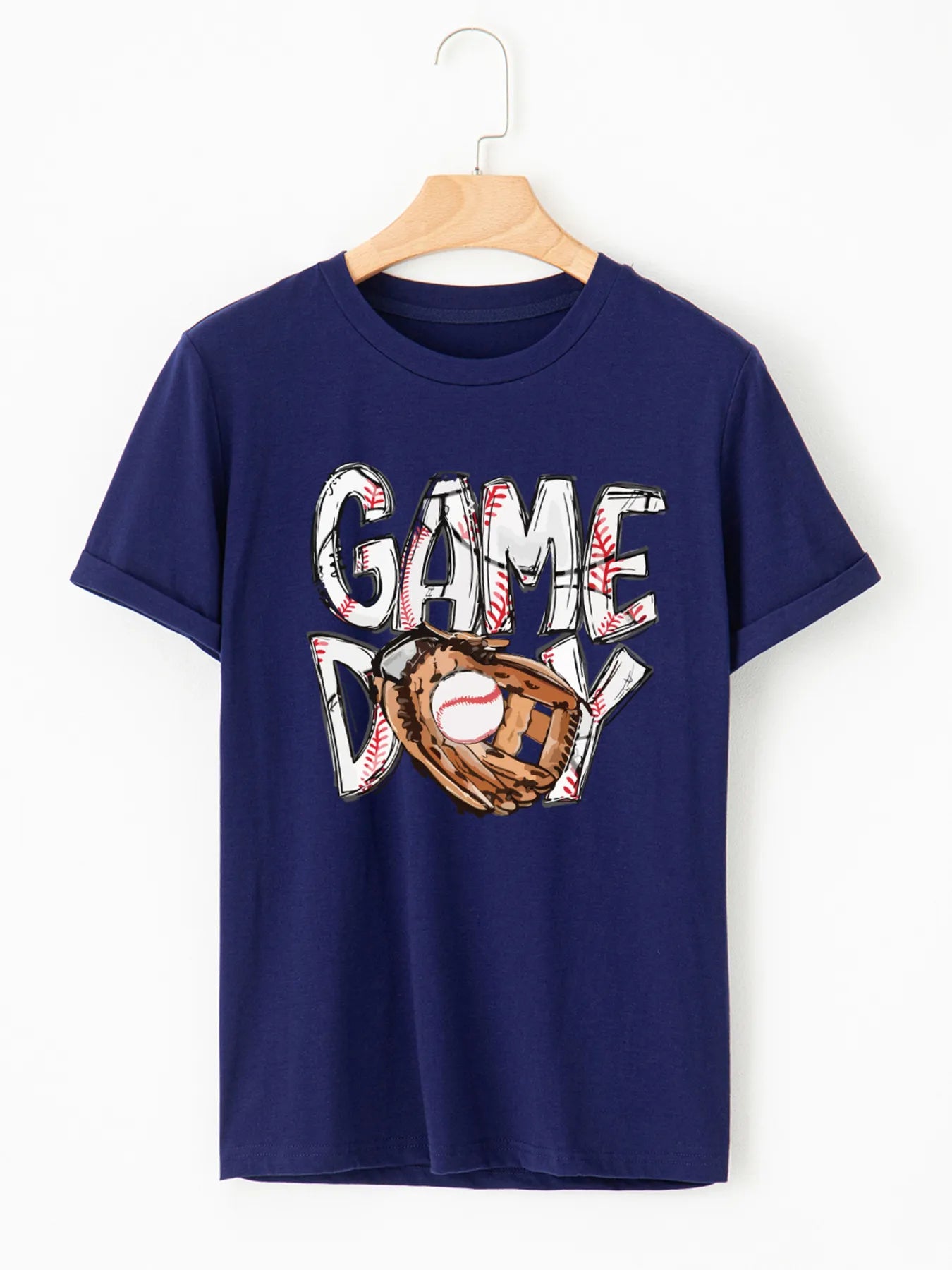 GAME DAY Graphic Short Sleeve T Shirt - Velora Luxury Fashion