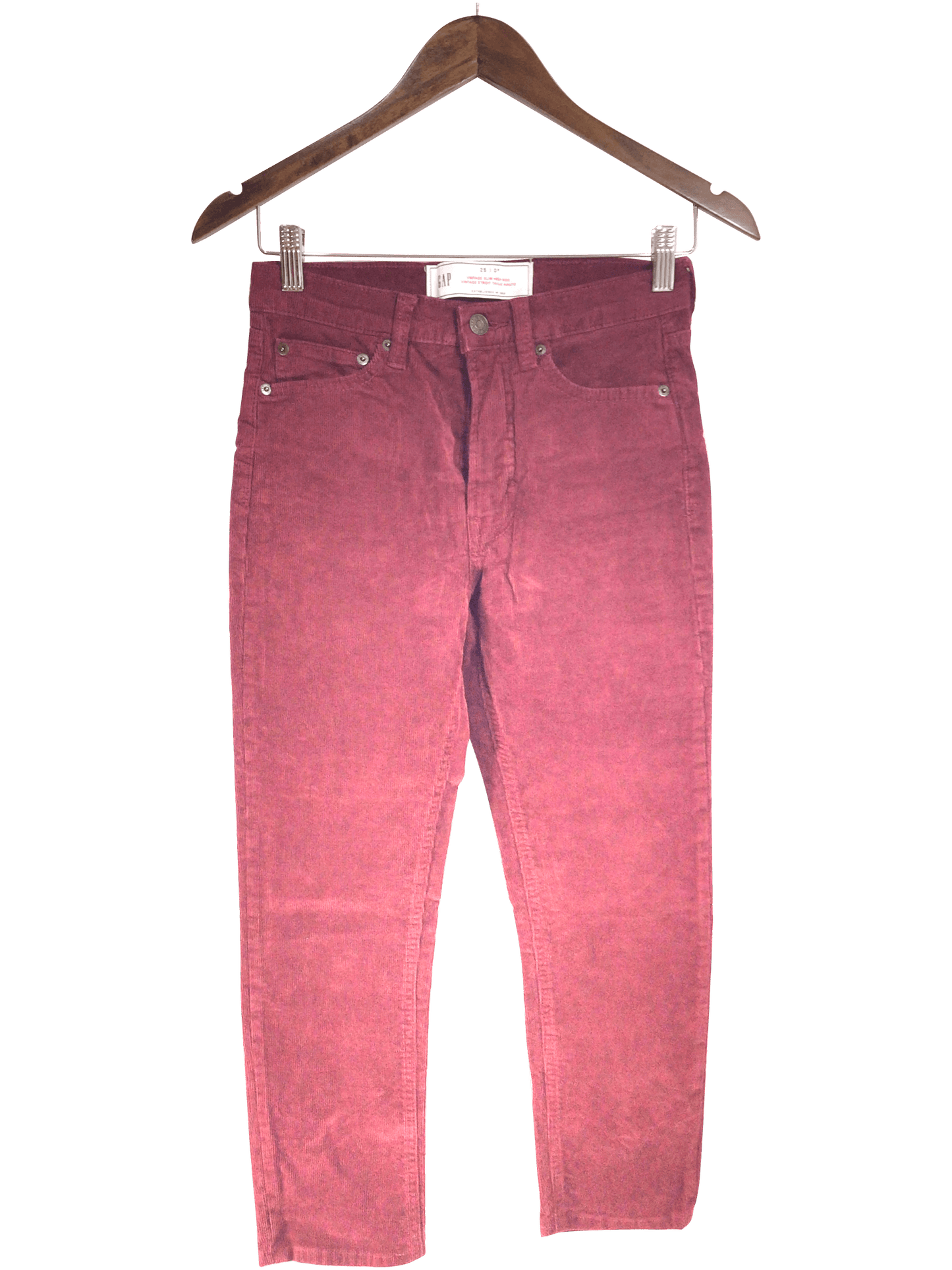 GAP Women Straight-Legged Jeans Regular fit in Red - 25 - Velora Luxury Fashion