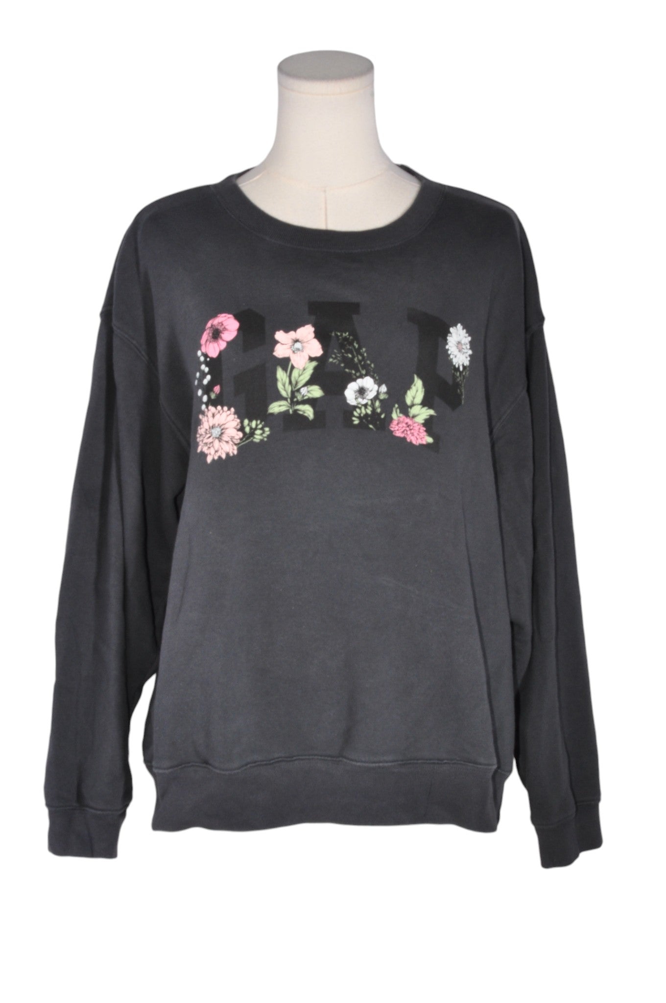 GAP Women Sweatshirts Regular fit in Gray - L - Velora Luxury Fashion