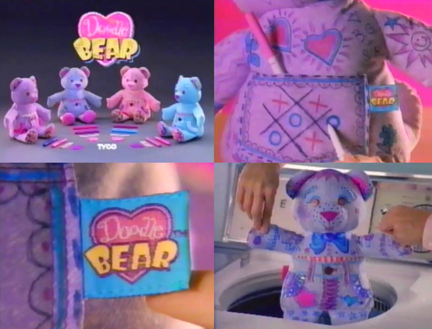 Doodle Bear 90s Retro | Collectible Pin - Velora