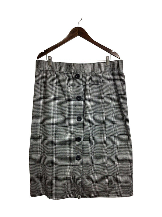 GEORGE Regular fit Skirt in Gray - 3X - Velora