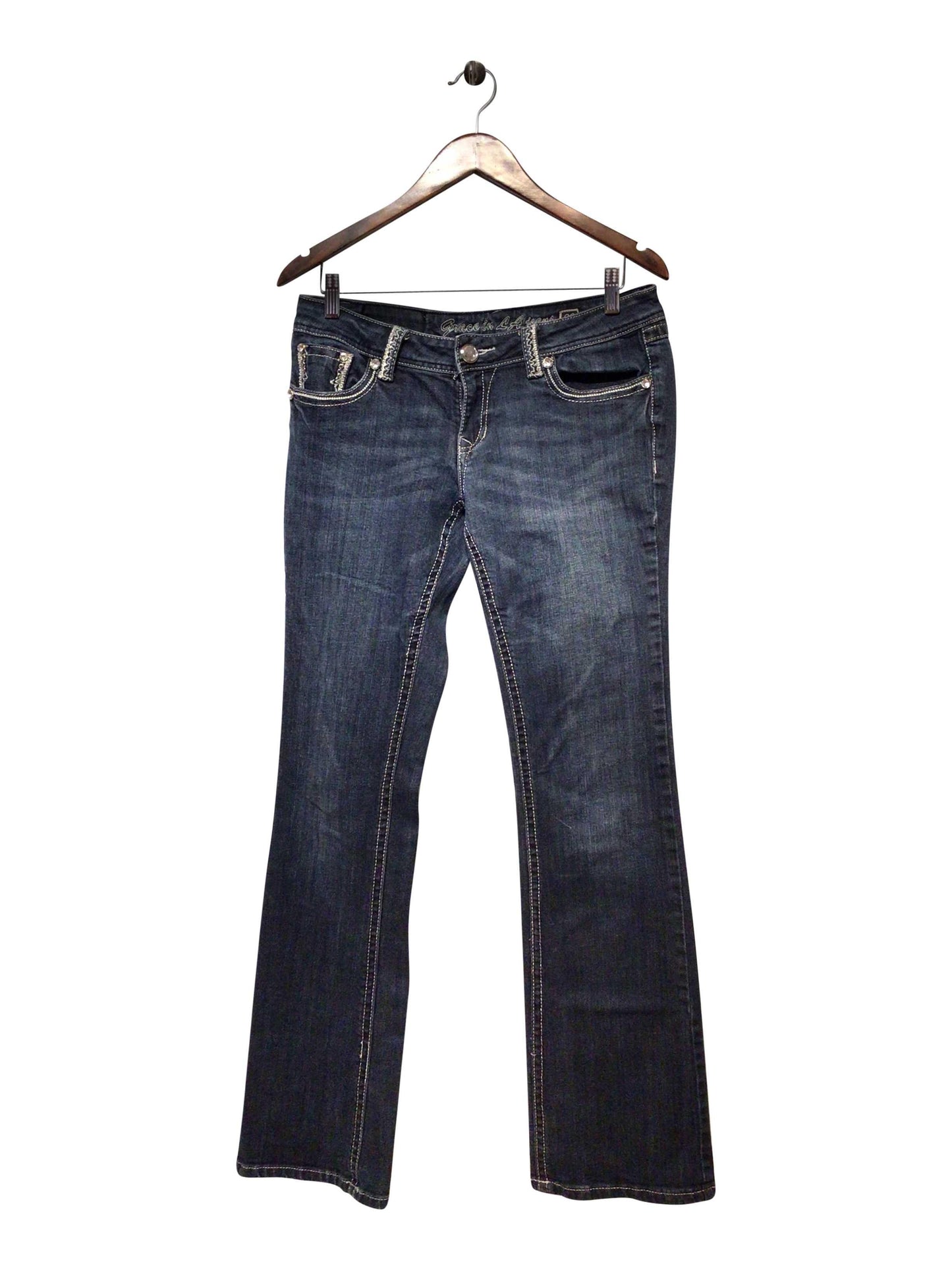 GRACE IN LA Regular fit Straight-legged Jean in Blue - 29 - Velora