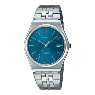 CASIO Vintage Analog Blue Stainless Steel | MTPB145DC-2A2V