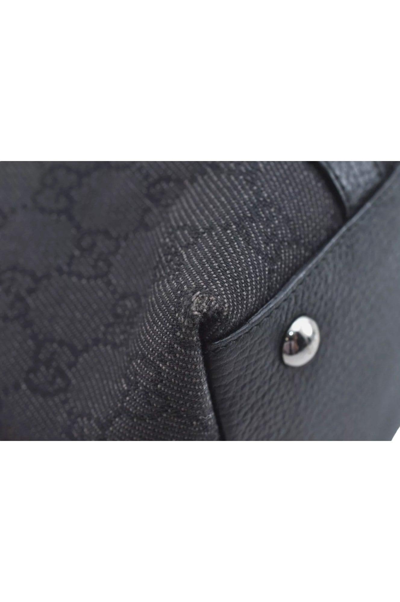 GUCCI Abbey Shoulder Tote Bag GG Canvas Leather 268640 Black L0797 - Velora Luxury Fashion