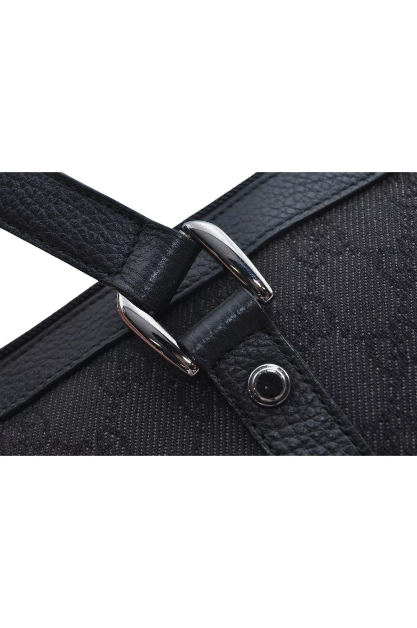 GUCCI Abbey Shoulder Tote Bag GG Canvas Leather 268640 Black L0797 - Velora Luxury Fashion
