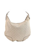 GUCCI Princy Guccissima GG Leather Shoulder Bag 162882 White 7406K - Velora Luxury Fashion