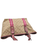 GUCCI Sherry Line Shoulder Tote Bag GG Canvas Leather Beige 7192K - Velora Luxury Fashion